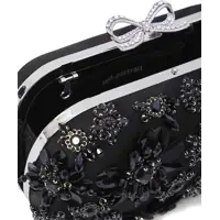 Genti plic Dama - Genti plic Self-Portrait Floral Crystal Clutch Bag BLACK Femei (BM 19521635) - B-mall.ro