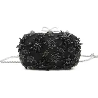 Genti plic Floral Crystal Clutch Bag Femei