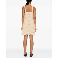 Rochii scurte BY MALENE BIRGER Dama - Rochii scurte BY MALENE BIRGER Crochet Cotton Blend Slip Dress Beige Femei (BM 19521650) - B-mall.ro