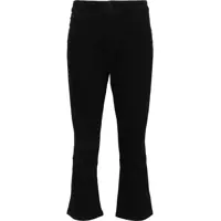 Blugi drepti Patchwork Effect Cropped Fit Denims Femei