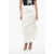 Loewe Denim Decontructed Skirt With Side Zip White
