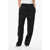 Bottega Veneta Wool Straight Fit Pants With Elastic Waistband Black