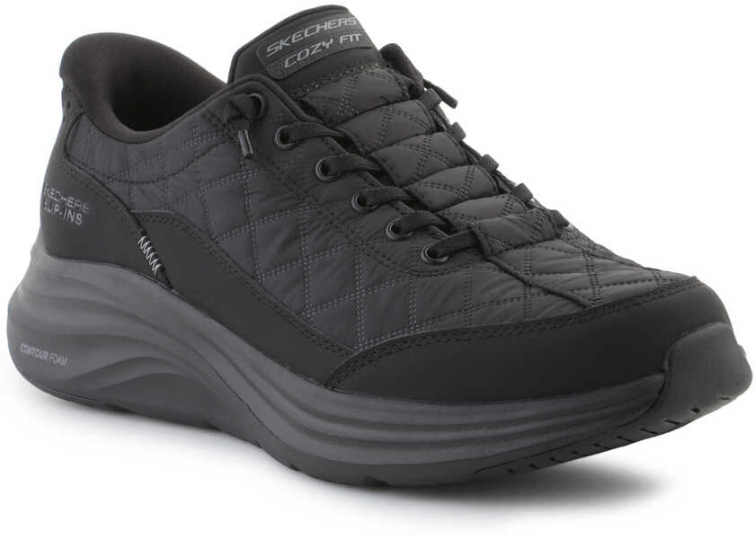 Sneakers SKECHERS Slip-Ins: Contour Foam - Cozy Black Black Barbati (BM 19521830) 1