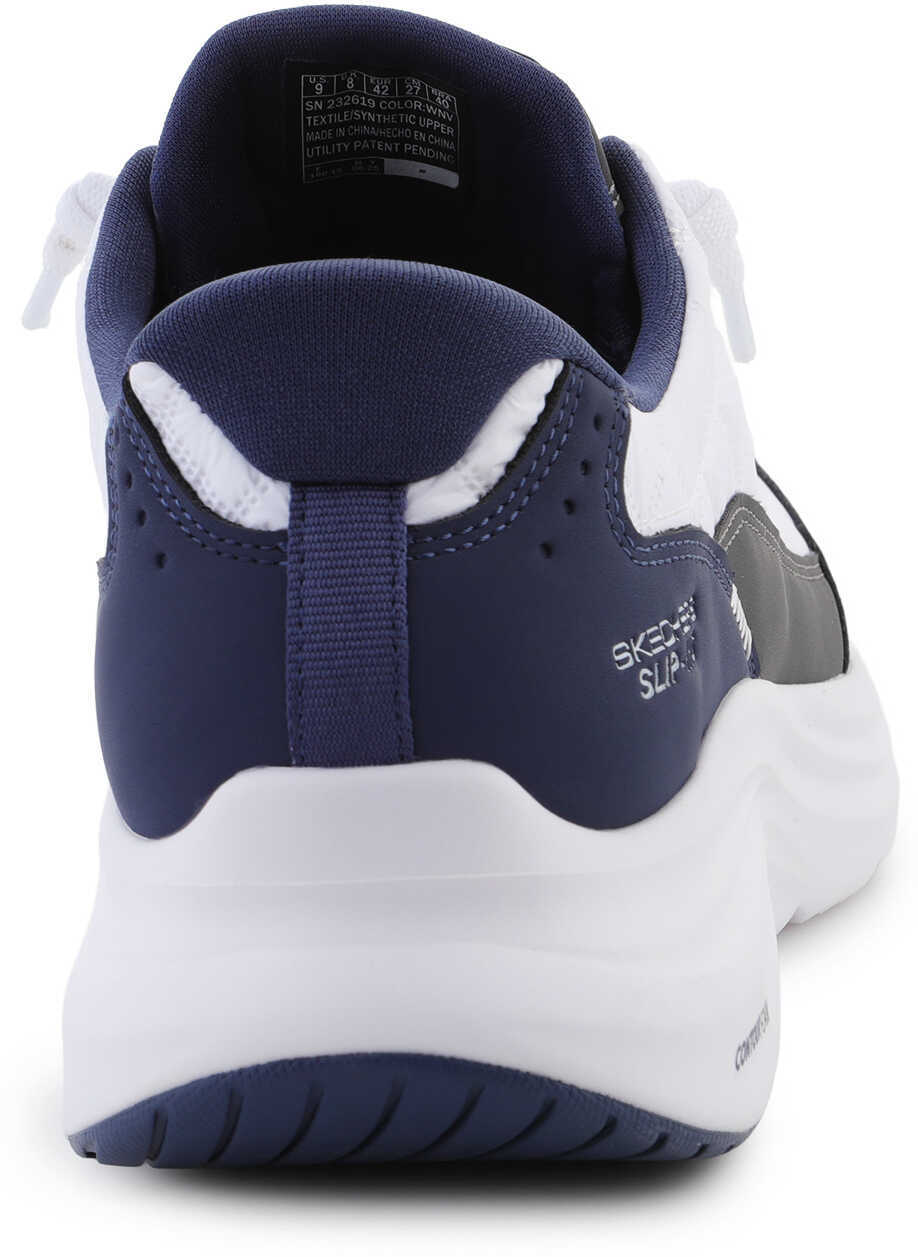 Sneakers SKECHERS Slip-ins: Contour Foam - Cozy Fit White/Navy White Barbati (BM 19521833) 5