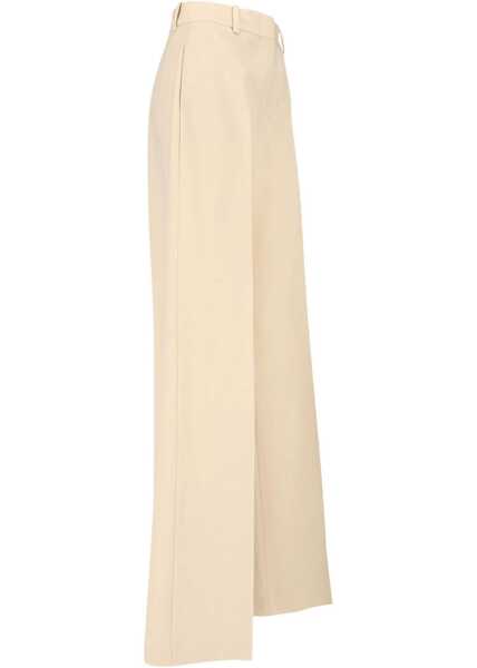 Pantaloni casual Ermanno Scervino Virgin Wool Palazzo Trousers 30815 Femei (BM 19521851) 2