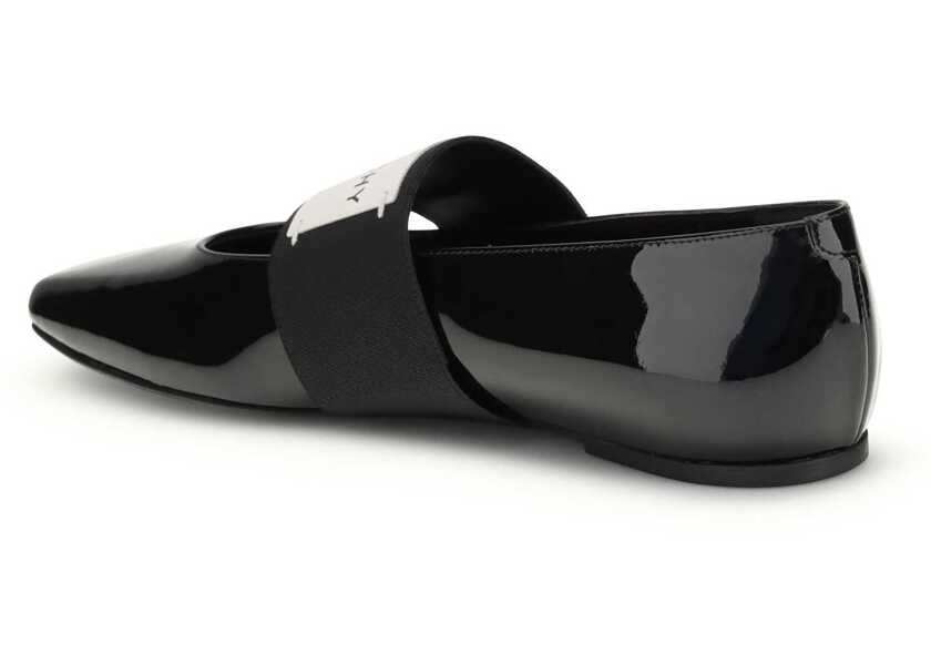 Balerini Givenchy Patent-leather Squared Ballerinas BLACK Femei (BM 19521869) 3