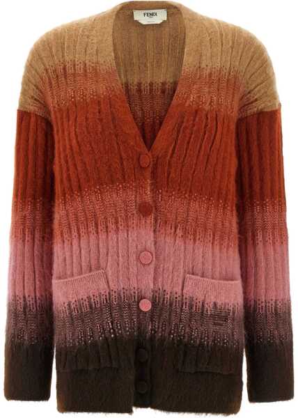 Cardigane Fendi Mohair and Wool Blend Cardigan RUSTBLUSH Femei (BM 19521884) 1