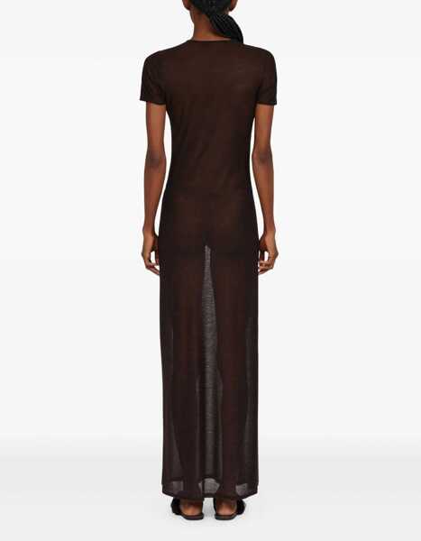 Rochii lungi Ferragamo Long Dress EXPRESSO Femei (BM 19521887) 3