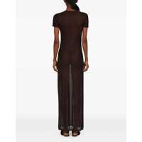 Rochii lungi Dama - Rochii lungi Ferragamo Long Dress EXPRESSO Femei (BM 19521887) - B-mall.ro