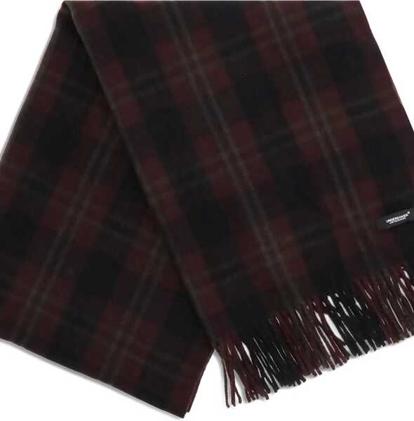 Esarfe UNDERCOVER Wool check Scarf BORDEAUX Barbati (BM 19521890) 3