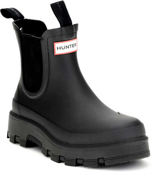 Bocanci casual Hunter Elements unisex rubber Chelsea Ankle Boots BLACK Femei (BM 19521896) 2