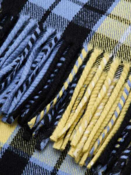 Esarfe UNDERCOVER Wool check Scarf LIGHTBLUE Barbati (BM 19521908) 4