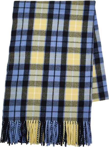 Esarfe UNDERCOVER Wool check Scarf LIGHTBLUE Barbati (BM 19521908) 1
