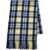 UNDERCOVER Wool check Scarf LIGHTBLUE