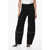 Moncler Willow Smith High-Waisted Cotton Modular Pants Black