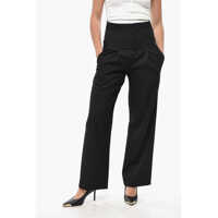 Pantaloni casual Single-Pleated Staya Cropped Fit Pants Femei