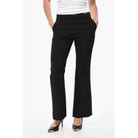 Pantaloni casual Flared Fit Pants With Hidden Closure Femei