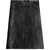 COURRÈGES Vinyl Midi Skirt With Adjustable Split Black
