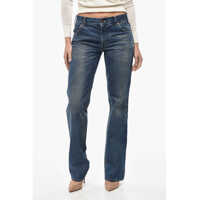 Blugi drepti Mid-Waisted Flared Denims 22Cm Femei