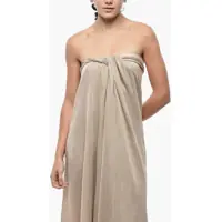 Rochii lungi INTERIOR Dama - Rochii lungi INTERIOR Strapless The Ona Dress With Front Knot Beige Femei (BM 19522016) - B-mall.ro