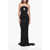 GIUSEPPE DI MORABITO Viscose Strapless Maxidress Black