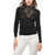 Ermanno Scervino Cotton Blend Sweater With Lace Embellishment Black