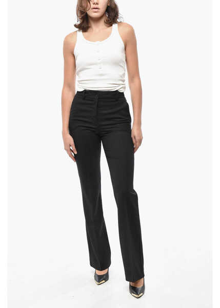 Pantaloni office P.A.R.O.S.H. Wool Stretch Liliuxy Pants Black Femei (BM 19522067) 4