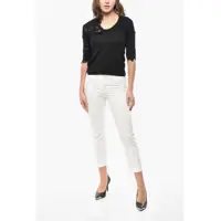 Pulovere Ermanno Scervino Dama - Pulovere Ermanno Scervino Crew Neck Merino Wool Sweater With Lace Details Black Femei (BM 19522133) - B-mall.ro