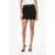 Moncler Willow Smith Cotton Miniskirt With Zip Detail Black