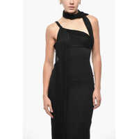 Rochii CHRISTOPHER ESBER Dama - Rochii lungi CHRISTOPHER ESBER Sheer Detailed Long Sheath Dress Black Femei (BM 19522163) - B-mall.ro
