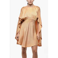 Rochii scurte ZIMMERMANN Dama - Rochii scurte ZIMMERMANN Viscose Eden Dress With Cape Sleeves Yellow Femei (BM 19522169) - B-mall.ro