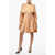 ZIMMERMANN Viscose Eden Dress With Cape Sleeves Yellow