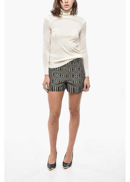 Pulovere Chloe Turtleneck Wool Sweater White Femei (BM 19522199) 4