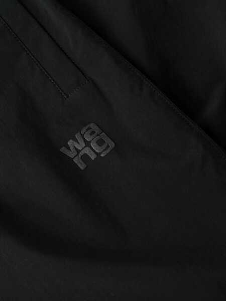 Pantaloni casual Alexander Wang Lined Nylon Pants With Ankle Zip Black Femei (BM 19522211) 5