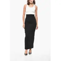Fuste lungi Dama pagina 2 - Fuste lungi Rick Owens Porterville Back Split Dirt Pillar Pencil Skirt Black Femei (BM 19522214) - B-mall.ro