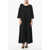 BY MALENE BIRGER Cotton Yalia Dress With 3/4 Sleeves Black