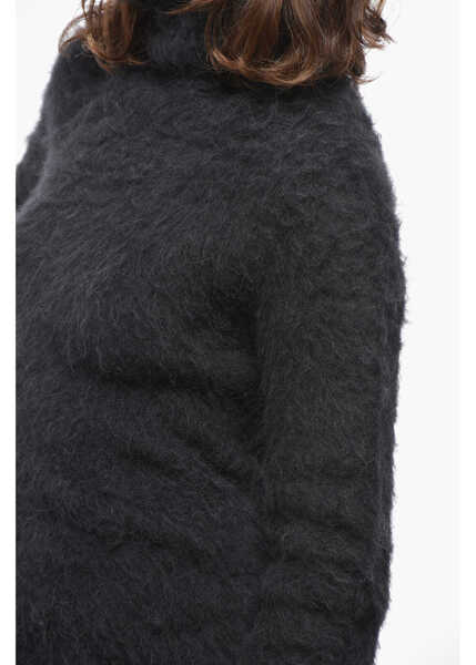 Pulovere Max Mara Sportmax Turtleneck Elgar Alpaca Sweater Black Femei (BM 19522331) 3