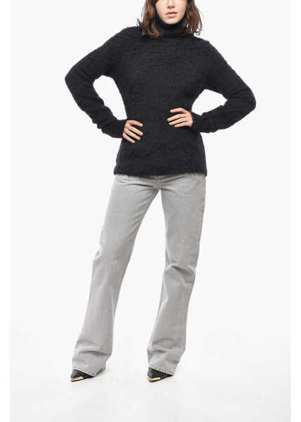 Pulovere Max Mara Sportmax Turtleneck Elgar Alpaca Sweater Black Femei (BM 19522331) 4