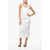 Chloe Ribbed Stretch Cotton Tank Dress White