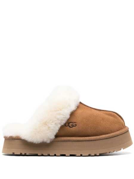Mocasini UGG Disquette Slippers Brown Femei (BM 19522347) 2