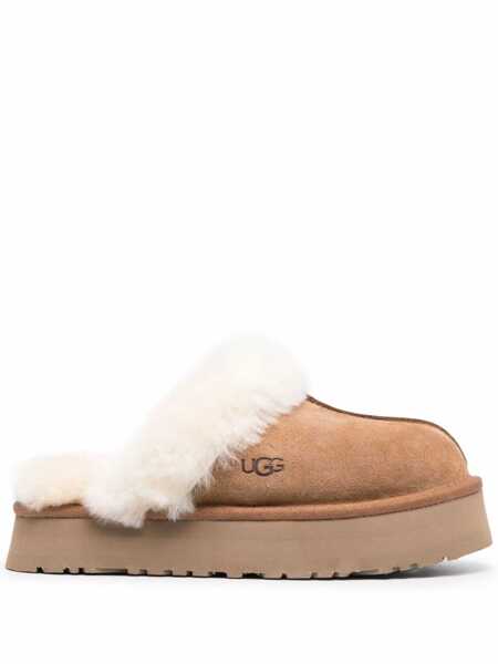 Mocasini UGG Disquette Slippers Brown Femei (BM 19522347) 1