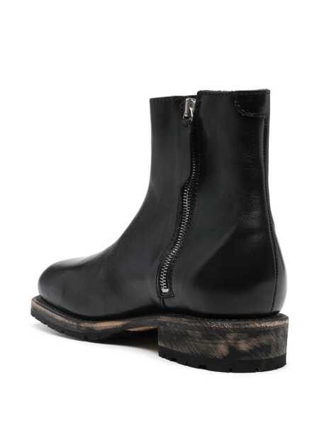 Ghete OUR LEGACY Engine zipped ankle boots Black Barbati (BM 19522377) 3