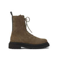 Botine Suede lace-up ankle boots Femei