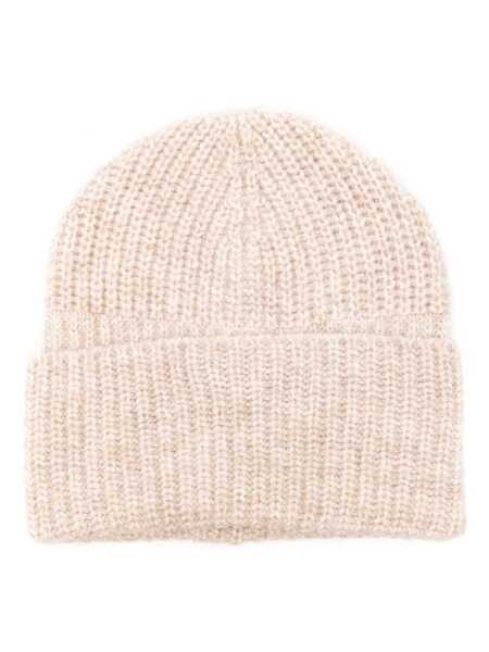 Caciuli Brunello Cucinelli Wool, alpaca and cashmere beanie Beige Barbati (BM 19522461) 1