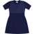 Gucci Wool embroidered child dress MARINE BLUE/MIX