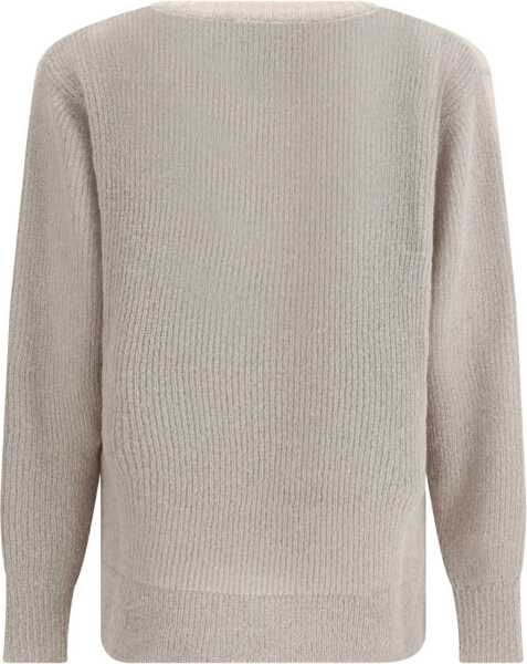 Pulovere Cruna Mohair wool Sweater Giselle PERLA  ARGENTO Femei (BM 19524104) 2