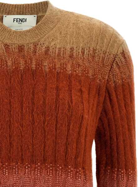Pulovere Fendi Mohair and wool Sweater RUSTBLUSH Femei (BM 19524122) 4