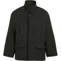 Paltoane Oversized Wool Gabardine Peacoat Barbati