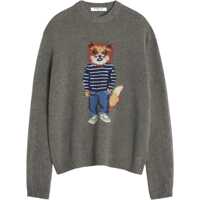 Pulovere casual Dressed Fox Intarsia wool Jumper Barbati