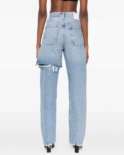 Blugi AGOLDE Amryn Jeans RELEASE AUTH MD INDIGO Femei (BM 19524152) 4